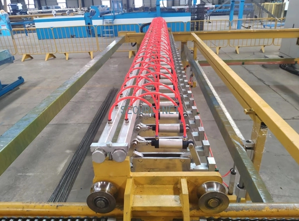 4m Pneumatic Reinforcing Mesh Welding Machine Line