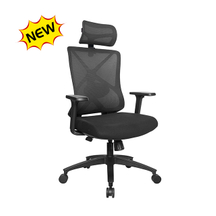 KB-8962AS-BK-016L New Design Office Line Control Mesh Chair