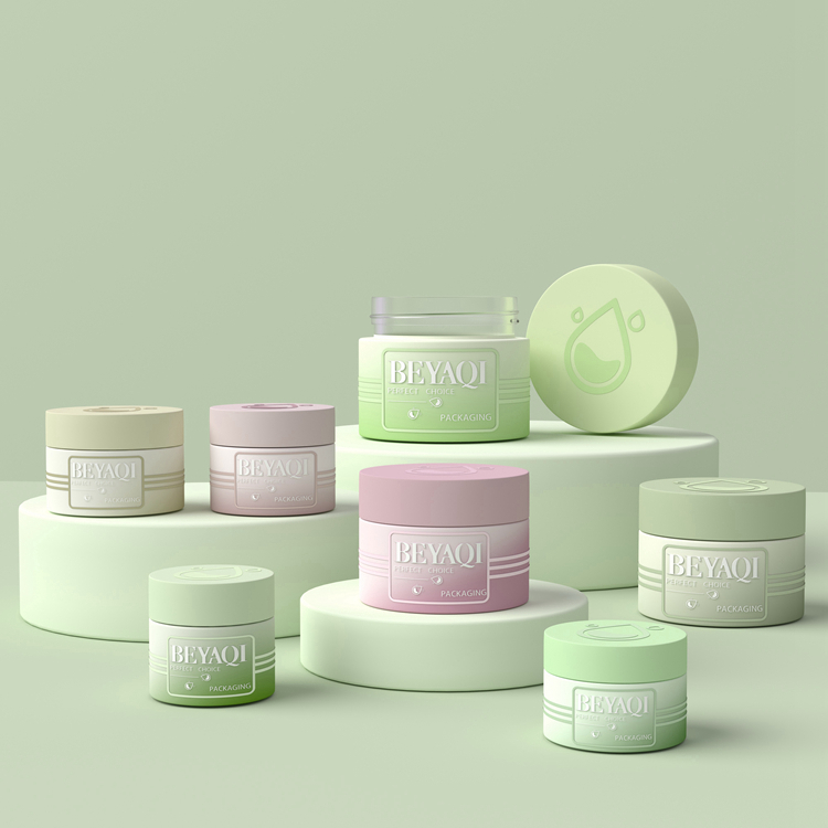 Crema cosmética de vidrio Nueva inclusión Tarro de crema de lujo vacío de lujo Tarro de crema corporal de vidrio Tarro de embalaje Cosmético