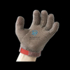 5301 Ring Mesh Gloves with Silicone Rubber Strap Full Hand Protection