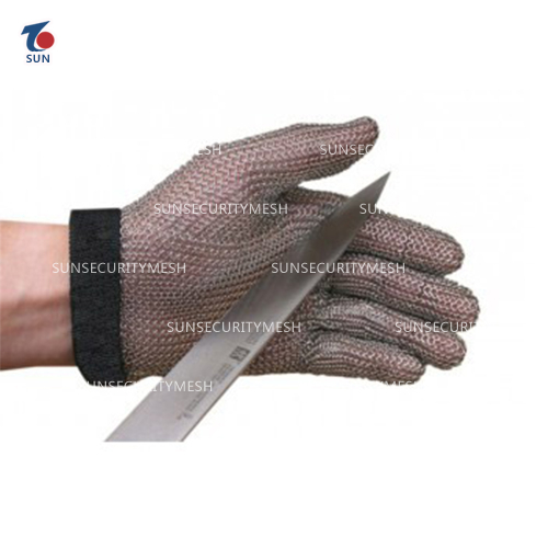Safety Cut Proof Stab Resistant Stainless Steel Wire Metal Mesh Glove
