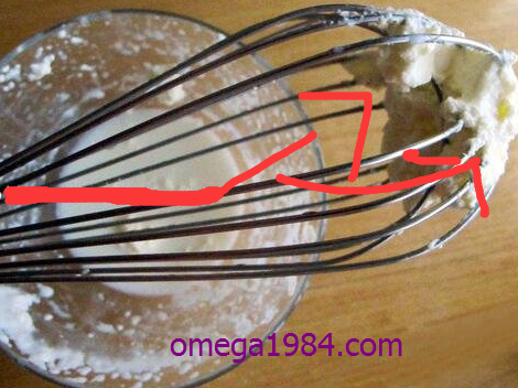 淡奶油打过后的状态