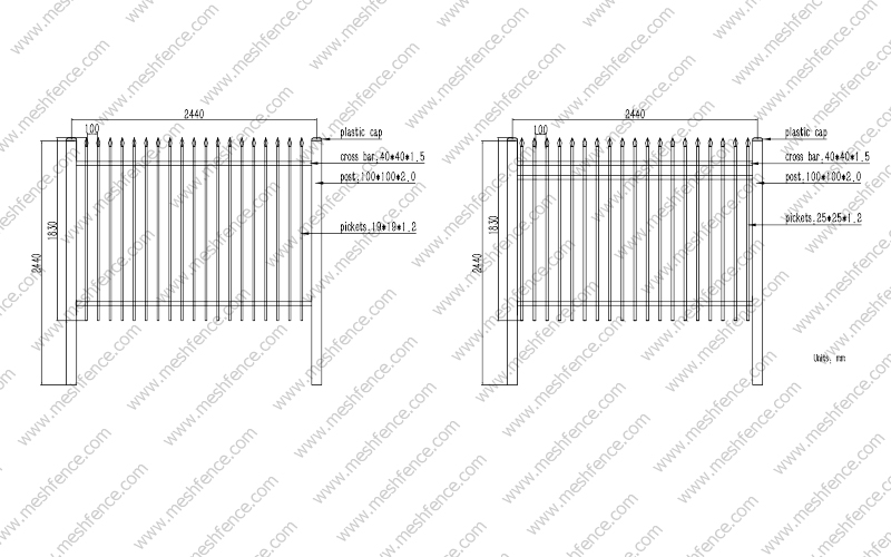 Press Formed Spear Fencing3