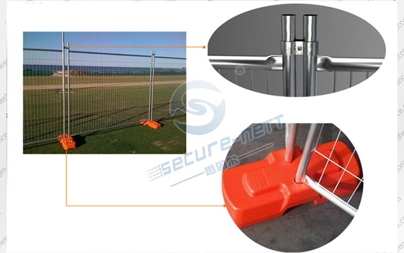 Australian Temporary Fencing Details Of Clamp& Base Foot