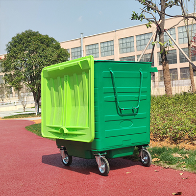 1100l新型热浸镀锌垃圾桶