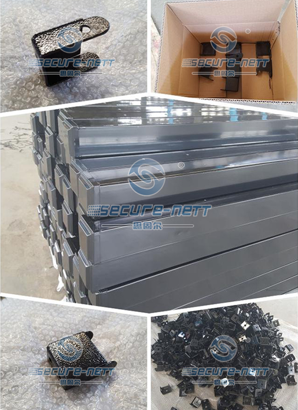 China Powder Coating Flat Top Steel Fence 