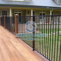 China powder coating flat top steel fence exporter
