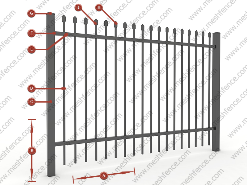 Press Formed Spear Fencing2