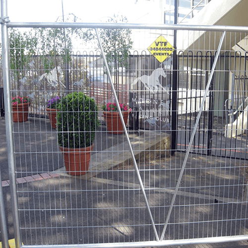 Temporary Wire Mesh Fence