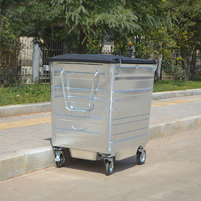 حاوية قمامة 1100 لتر مع عجلات