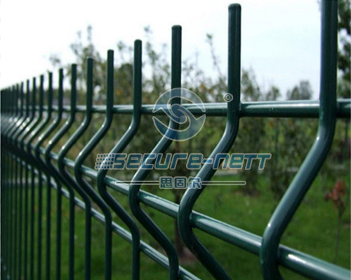 3D curved PVC metal welded wire mesh panel