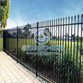 Flat Top Galvanized Steel Aluminum Fence Exporter