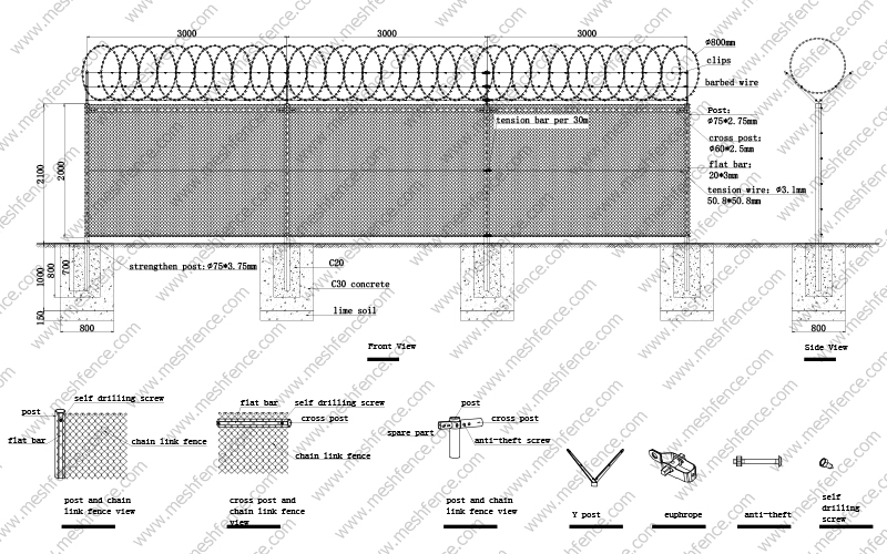 Chain Link Fencing 