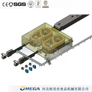 全自动手撕面包生产线