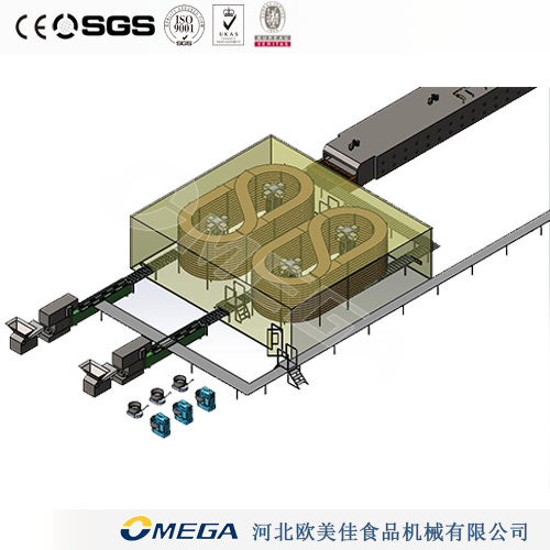 全自动手撕面包生产线