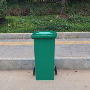 PG-T120L Galvanized Garbage Container with Wheels