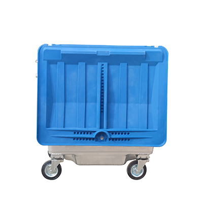 在线销售热浸镀锌垃圾桶1100l