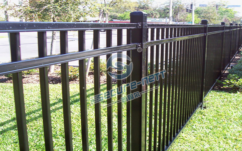 Flat Top Steel Fencing