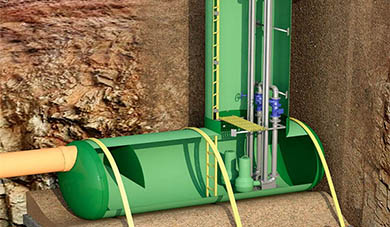 La différence entre une station de pompage d'eaux usées intégrée et une station d'épuration