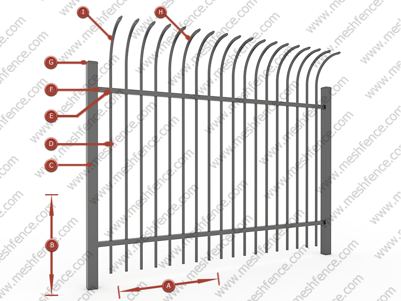 Extension Arms Steel Fencing2