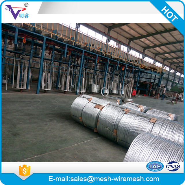 High tensile Hot dip Galvanized Oval wire for cattle fence
