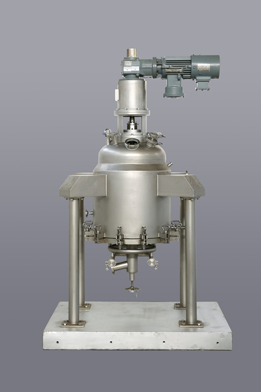 Immobilized enzyme reaction separator (solid-solid-liquid separator)