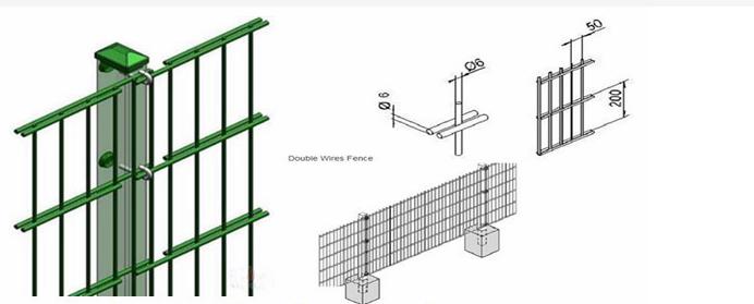 868 Double Wire Mesh Fencing