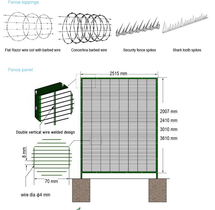 358 security anti-climb fence