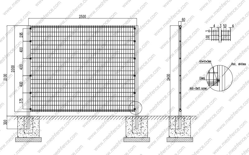 Double Roll Top Fencing