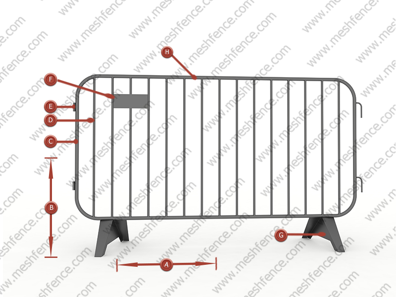 Crowd control barrier
