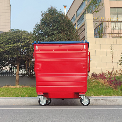 1100升热浸镀锌垃圾箱销售价格