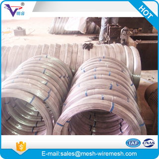 High tensile Hot dip Galvanized Oval wire for cattle fence