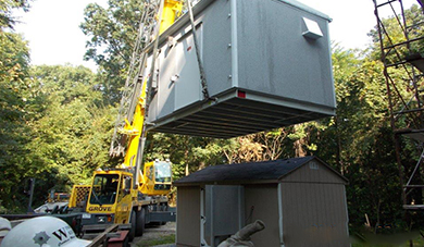 Application et structure de la station de pompage préfabriquée