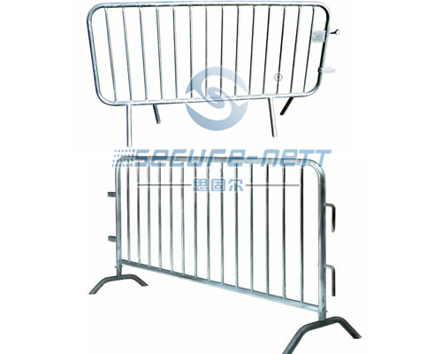 Removable road barrier fence