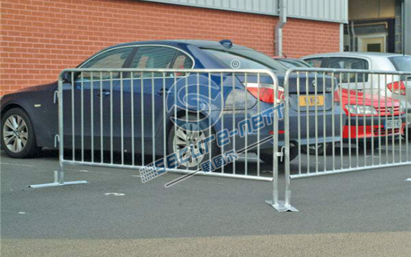 Crowd Control Barrier For Parking Area