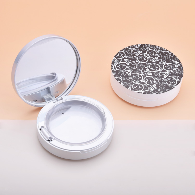 Empty Compact Case Loose Powder Compact with Mirror