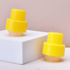 Bouchon de détergent à lessive en plastique PP jaune de 38 mm