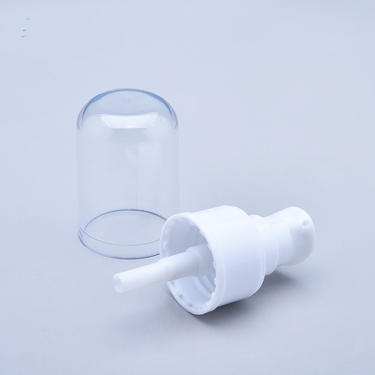 Pompe de traitement blanche 20/410, avec couvercle transparent 0,25 ml / Course