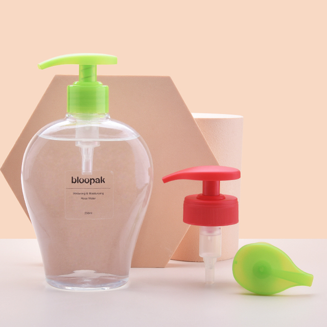 Garrafa plástica de 1000ml com bomba de loção, bomba dispensadora de loção colorida personalizada, bomba de loção 38/410 para venda