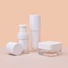 White Acrylic Jars And Bottles for Cosmetics, Square Acrylic Cosmetic Cream Jars, Round Acrylic Bottles for Cosmetics