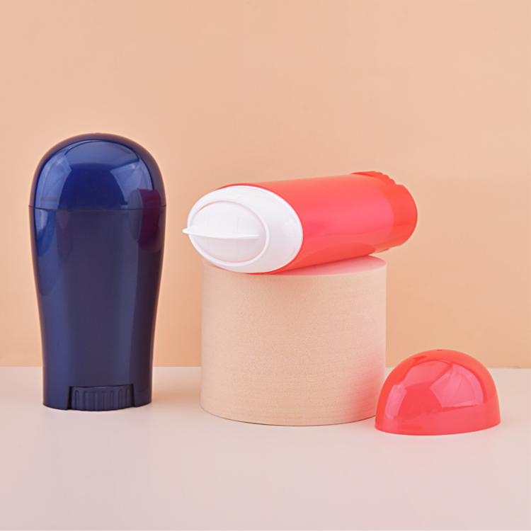 MINI VIDE PLASTIQUE DÉODORANT OVAL DÉODORANT CRAME AVEC REFOLLS