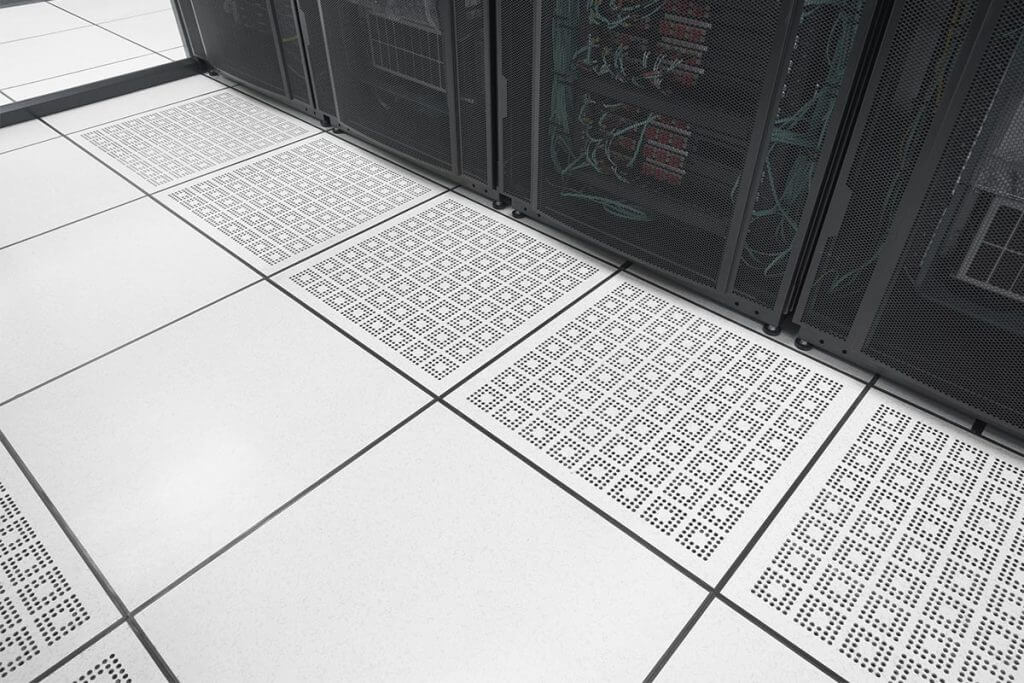 穿孔高架地板面板瓷砖-