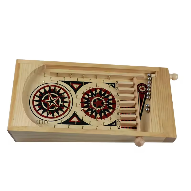  Wood Pinball Fun Tabletop Board Game