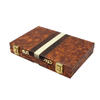  11" Backgammon Set Travel Backgammon Sets for Adults Small Size Classic Backgammon Board Game Case