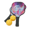 Customized oem High-end Elongated Shape Reactive Honeycomb PP Core USAPA Approved Blank T700 Carbon Skin Fiber Pickleball Paddle.