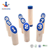 Wooden Throwing Game Set, Numbered Block Tossing Viking Chess Clash Toss Family Games 