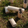 Molkky - Wooden Pin & Skittles Game - Outdoor Fun - For Beach - Park - Picnic - Playground - Classic Family Garden Game from Tactic