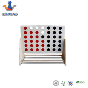 Giant Wooden 4 in A Row Game Assembly with Storage Bag, Huge 4 Connect in A Row Family Game Fun for Adults And Kids 