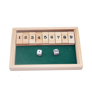 Regal Games Shut The Box 9 Spot Game Set
