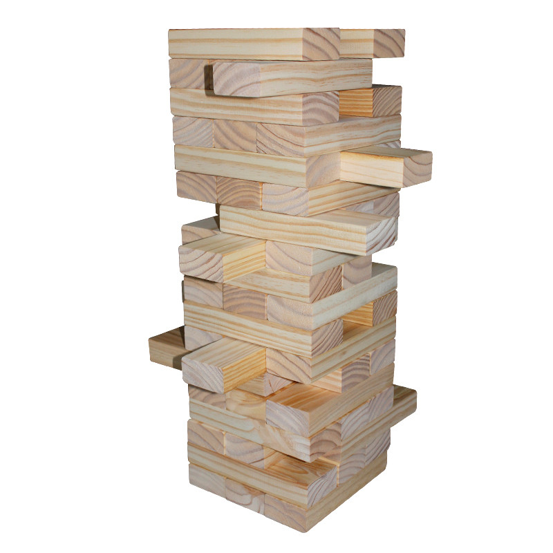 Xinxing Jenga Giant Precision-Crafted, Premium Hardwood Game with Heavy-Duty Carry Bag